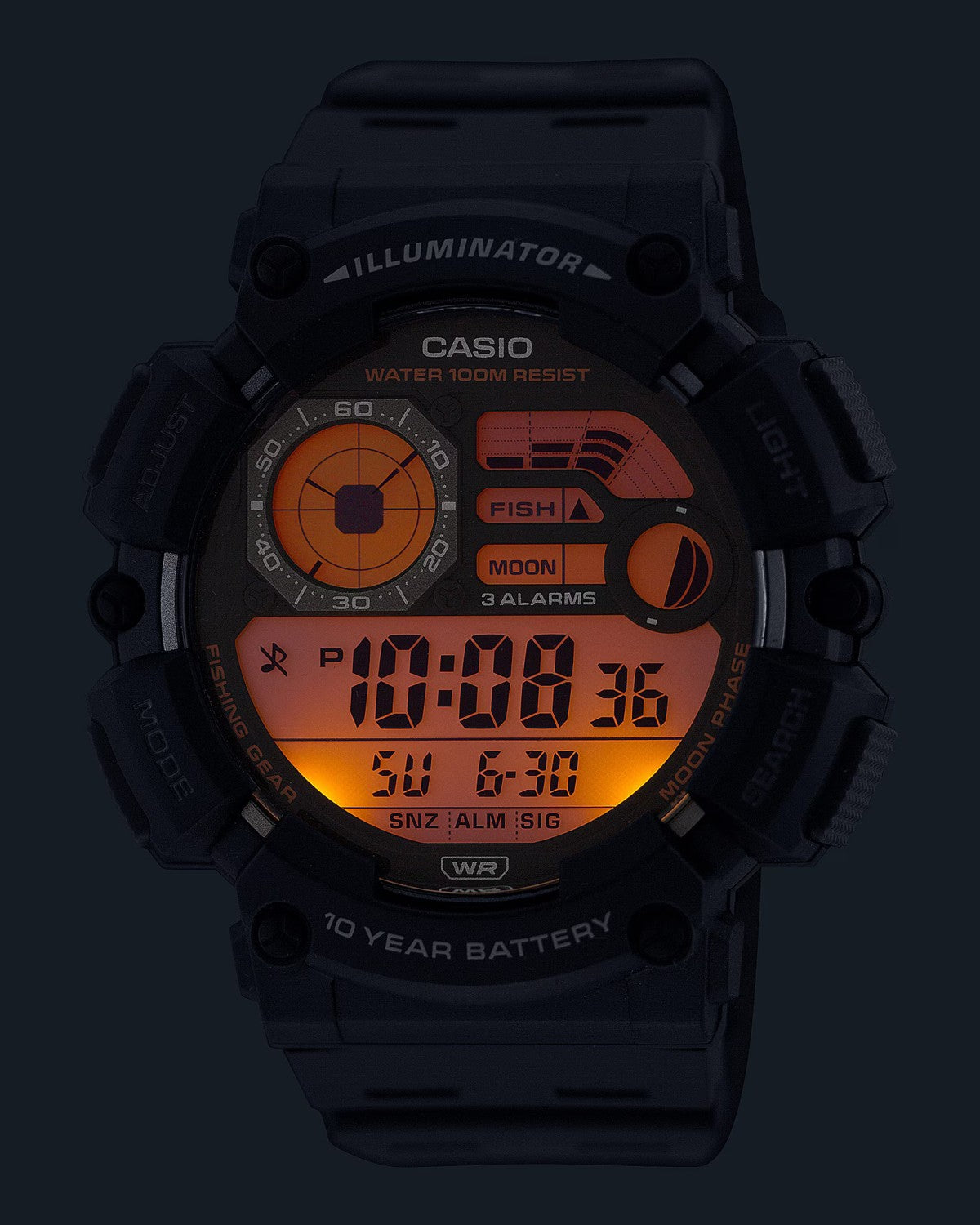 Fishing Gear Series Male Watch WS-1500H-1AVEF