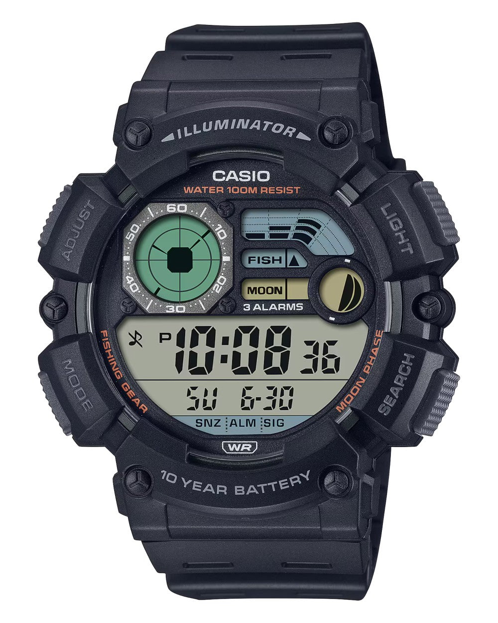 Fishing Gear Series Male Watch WS-1500H-1AVEF