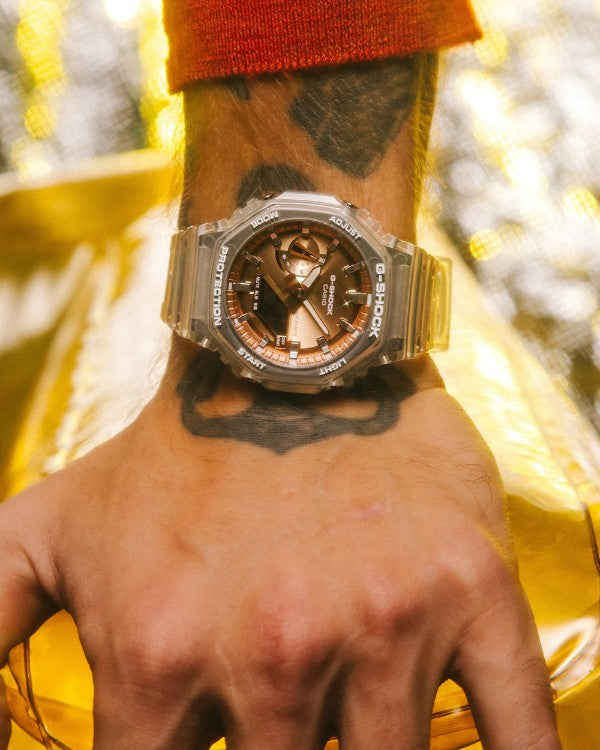 G-Shock Bright Metallic Dial Series Watch GA-2100BM-7A5ER